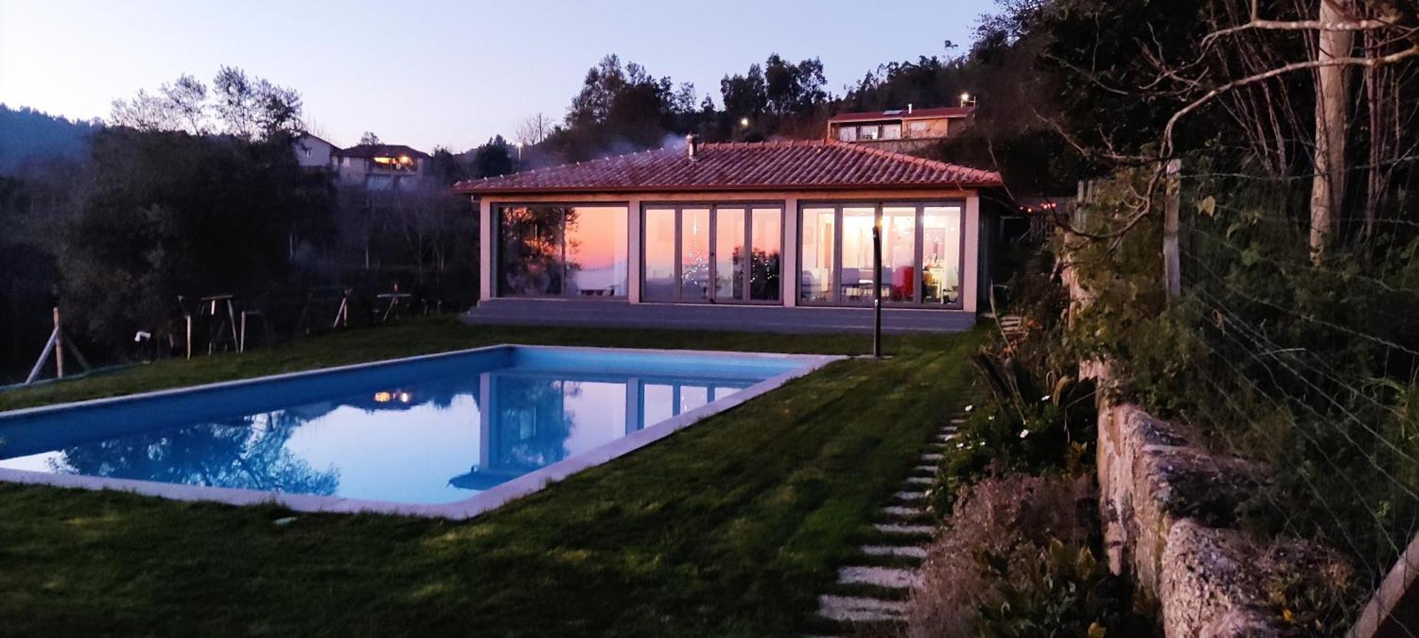 The Pool House Villa Longos Luaran gambar